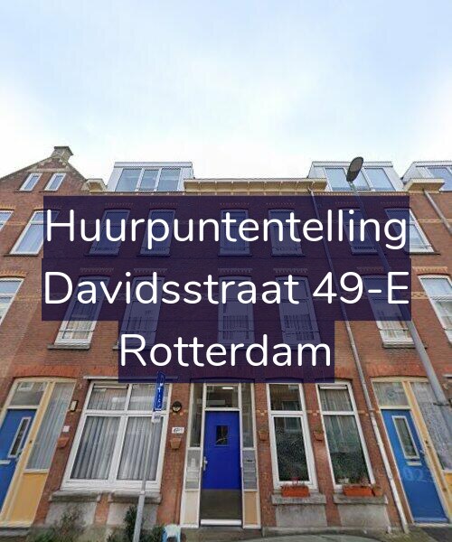 Foto gevel Huurpuntentelling voor Davidsstraat 49-E, Rotterdam