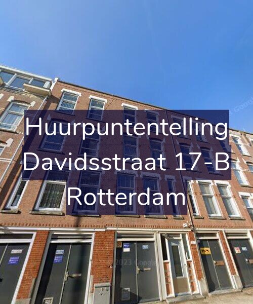Foto gevel Huurpuntentelling voor Davidsstraat 17-B, Rotterdam