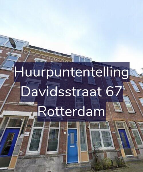 Foto gevel Huurpuntentelling voor Davidsstraat 67, Rotterdam