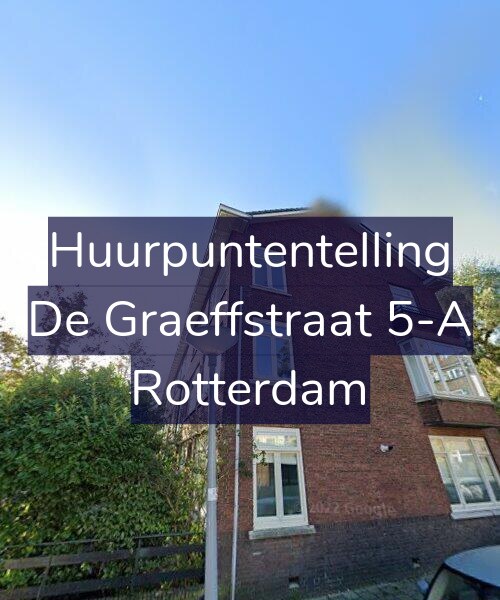 Foto gevel Huurpuntentelling voor De Graeffstraat 5-A, Rotterdam