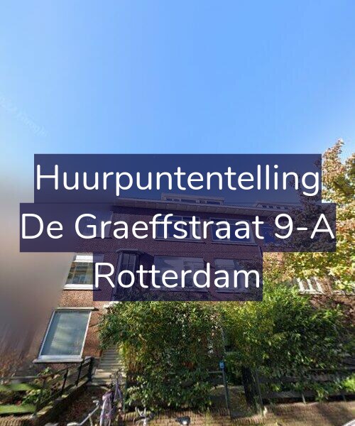 Foto gevel Huurpuntentelling voor De Graeffstraat 9-A, Rotterdam