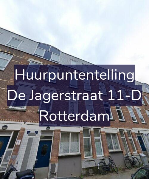 Foto gevel Huurpuntentelling voor De Jagerstraat 11-D, Rotterdam