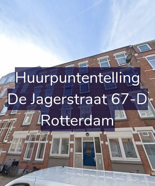Foto gevel Huurpuntentelling voor De Jagerstraat 67-D, Rotterdam