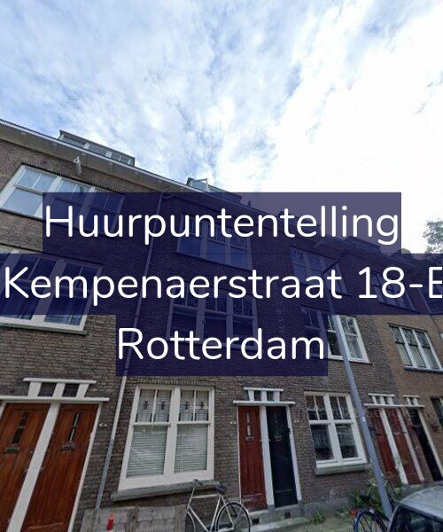 Foto gevel Huurpuntentelling voor De Kempenaerstraat 18-B01, Rotterdam