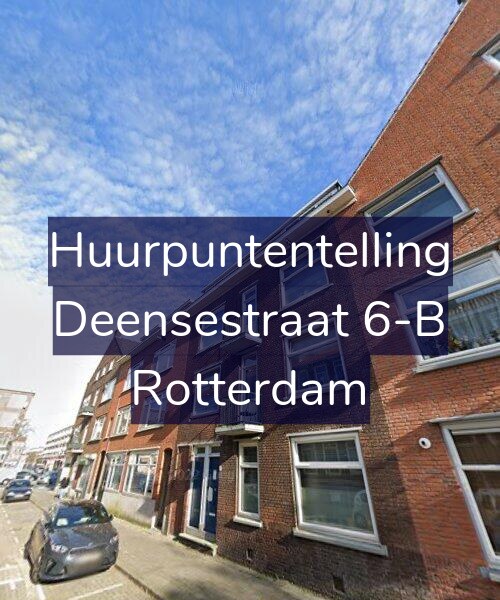 Foto gevel Huurpuntentelling voor Deensestraat 6-B, Rotterdam