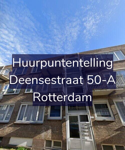 Foto gevel Huurpuntentelling voor Deensestraat 50-A, Rotterdam