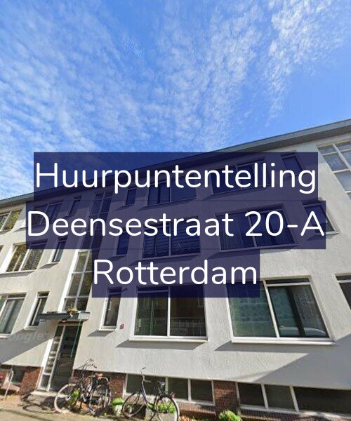 Foto gevel Huurpuntentelling voor Deensestraat 20-A, Rotterdam