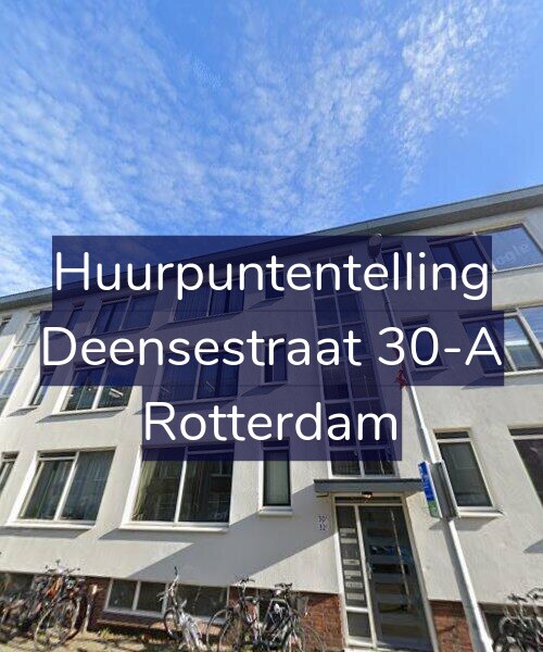 Foto gevel Huurpuntentelling voor Deensestraat 30-A, Rotterdam