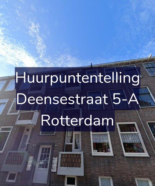 Foto gevel Huurpuntentelling voor Deensestraat 5-A, Rotterdam