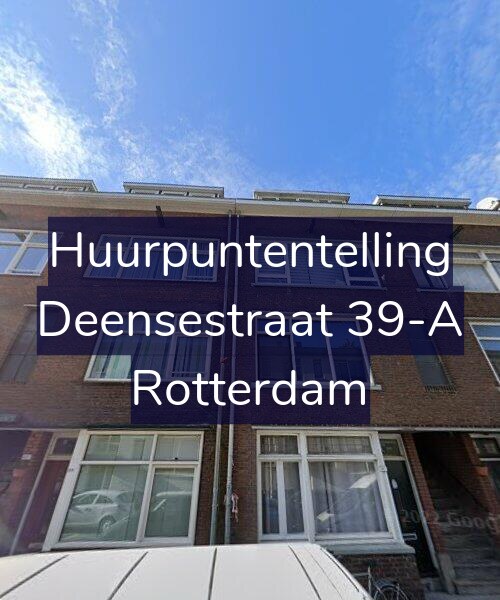 Foto gevel Huurpuntentelling voor Deensestraat 39-A, Rotterdam