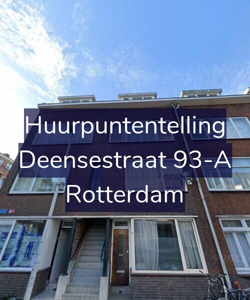 Foto gevel Huurpuntentelling voor Deensestraat 93-A, Rotterdam