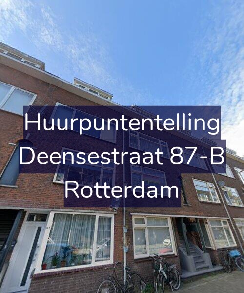 Foto gevel Huurpuntentelling voor Deensestraat 87-B, Rotterdam