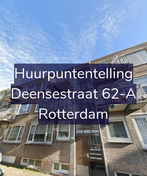 Foto gevel Huurpuntentelling voor Deensestraat 62-A, Rotterdam