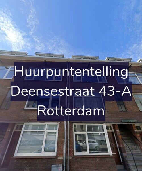 Foto gevel Huurpuntentelling voor Deensestraat 43-A, Rotterdam