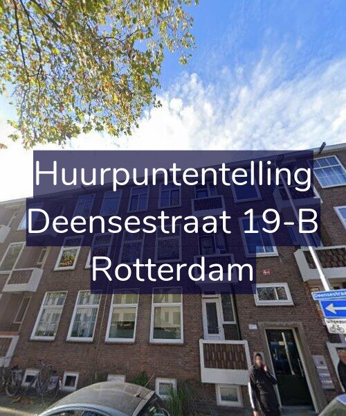Foto gevel Huurpuntentelling voor Deensestraat 19-B, Rotterdam