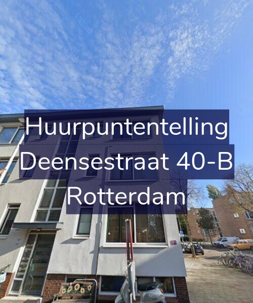Foto gevel Huurpuntentelling voor Deensestraat 40-B, Rotterdam