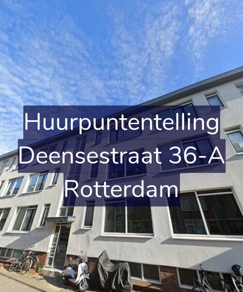 Foto gevel Huurpuntentelling voor Deensestraat 36-A, Rotterdam