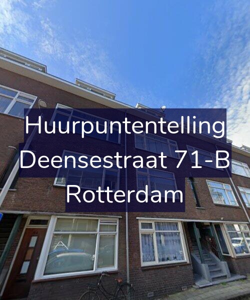 Foto gevel Huurpuntentelling voor Deensestraat 71-B, Rotterdam
