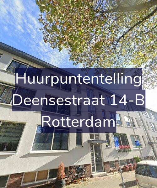 Foto gevel Huurpuntentelling voor Deensestraat 14-B, Rotterdam