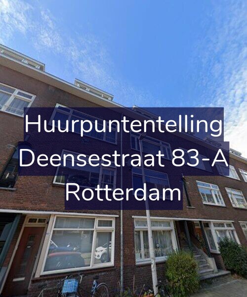 Foto gevel Huurpuntentelling voor Deensestraat 83-A, Rotterdam