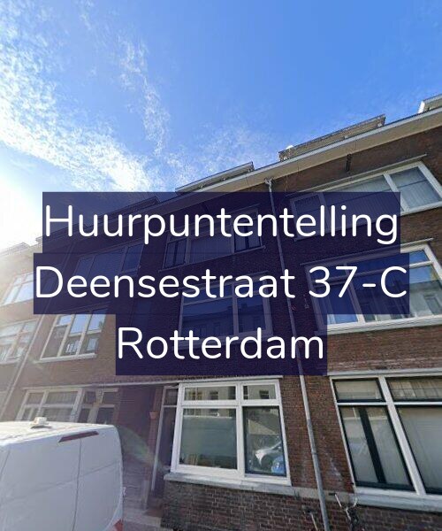Foto gevel Huurpuntentelling voor Deensestraat 37-C, Rotterdam
