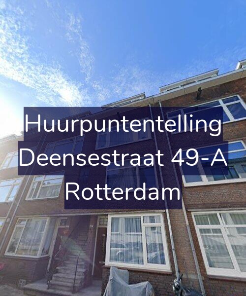 Foto gevel Huurpuntentelling voor Deensestraat 49-A, Rotterdam