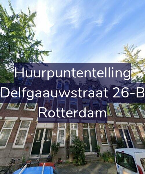 Foto gevel Huurpuntentelling voor Delfgaauwstraat 26-B, Rotterdam