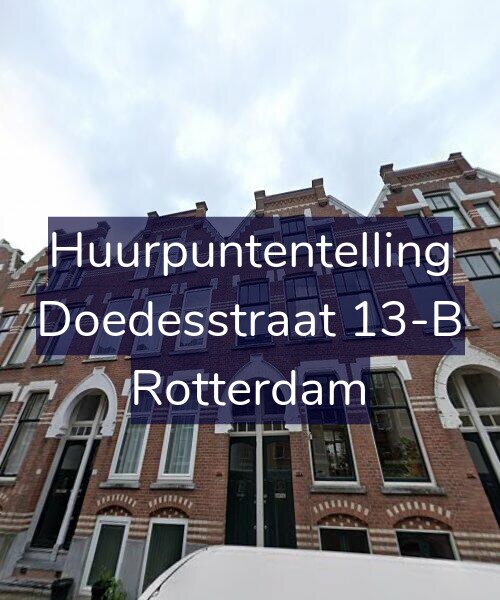 Foto gevel Huurpuntentelling voor Doedesstraat 13-B, Rotterdam