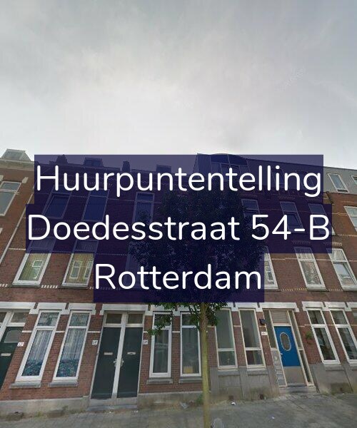 Foto gevel Huurpuntentelling voor Doedesstraat 54-B, Rotterdam