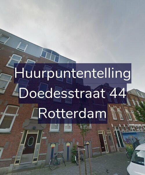 Foto gevel Huurpuntentelling voor Doedesstraat 44, Rotterdam