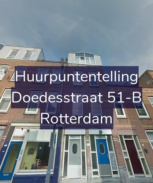 Foto gevel Huurpuntentelling voor Doedesstraat 51-B, Rotterdam