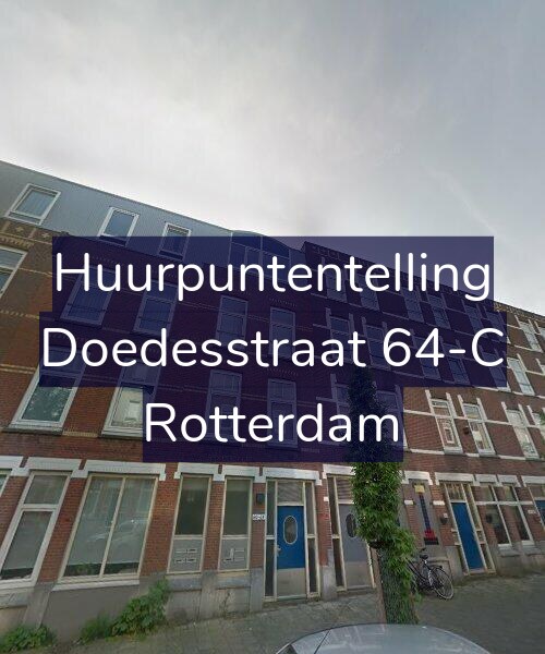 Foto gevel Huurpuntentelling voor Doedesstraat 64-C, Rotterdam