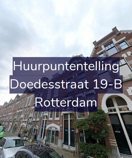 Foto gevel Huurpuntentelling voor Doedesstraat 19-B, Rotterdam