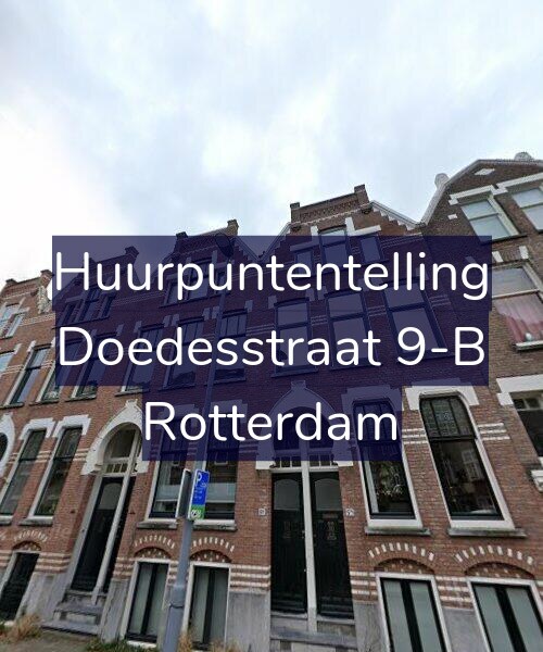 Foto gevel Huurpuntentelling voor Doedesstraat 9-B, Rotterdam