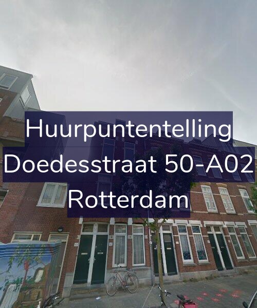 Foto gevel Huurpuntentelling voor Doedesstraat 50-A02, Rotterdam
