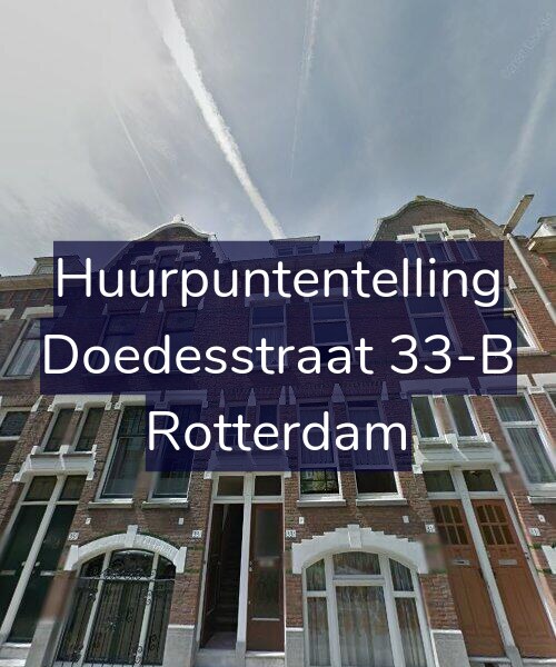 Foto gevel Huurpuntentelling voor Doedesstraat 33-B, Rotterdam