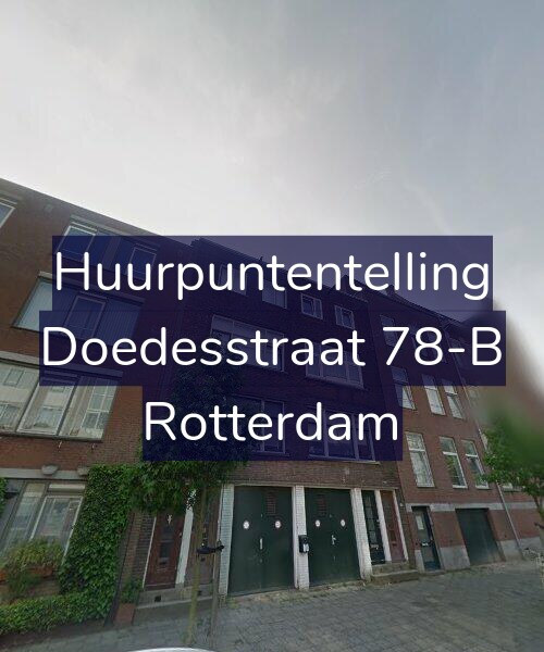 Foto gevel Huurpuntentelling voor Doedesstraat 78-B, Rotterdam