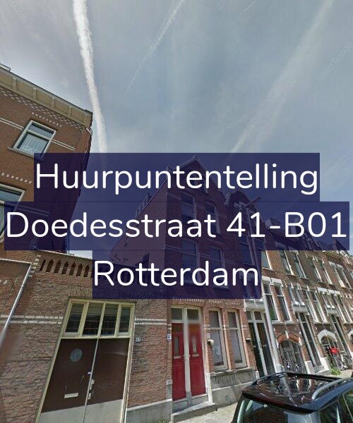 Foto gevel Huurpuntentelling voor Doedesstraat 41-B01, Rotterdam