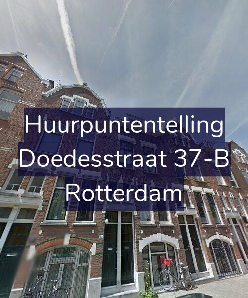 Foto gevel Huurpuntentelling voor Doedesstraat 37-B, Rotterdam