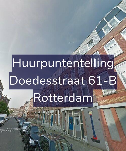 Foto gevel Huurpuntentelling voor Doedesstraat 61-B, Rotterdam