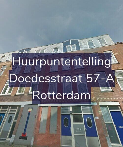 Foto gevel Huurpuntentelling voor Doedesstraat 57-A, Rotterdam