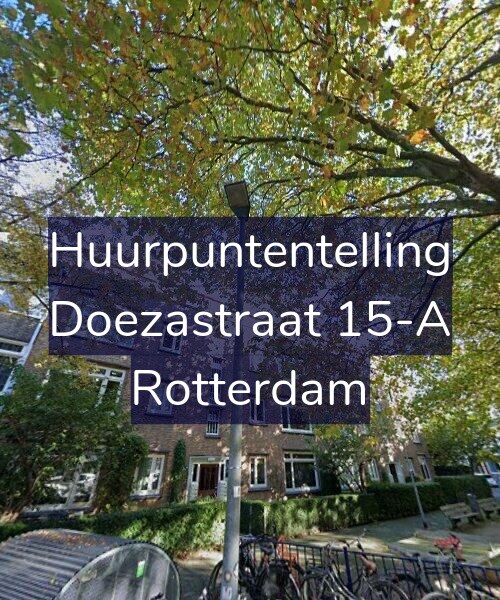 Foto gevel Huurpuntentelling voor Doezastraat 15-A, Rotterdam