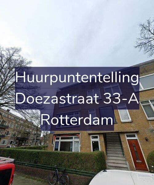 Foto gevel Huurpuntentelling voor Doezastraat 33-A, Rotterdam