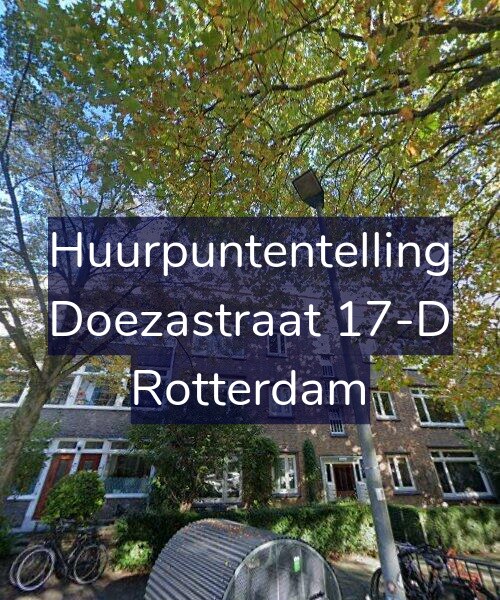 Foto gevel Huurpuntentelling voor Doezastraat 17-D, Rotterdam