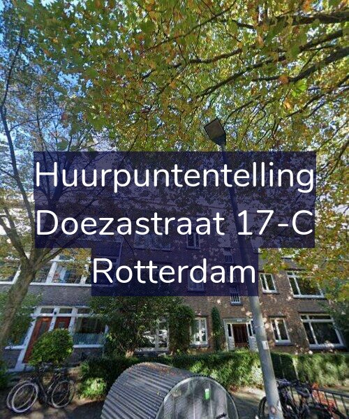 Foto gevel Huurpuntentelling voor Doezastraat 17-C, Rotterdam