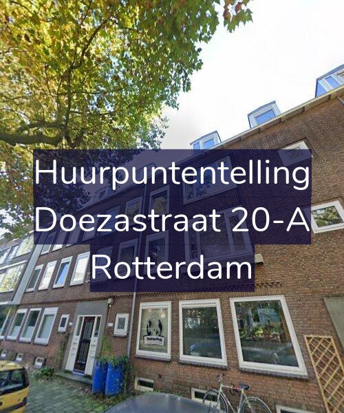 Foto gevel Huurpuntentelling voor Doezastraat 20-A, Rotterdam