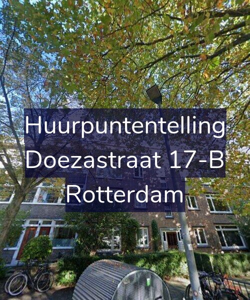 Foto gevel Huurpuntentelling voor Doezastraat 17-B, Rotterdam