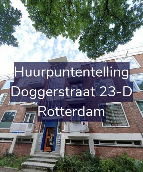 Foto gevel Huurpuntentelling voor Doggerstraat 23-D, Rotterdam