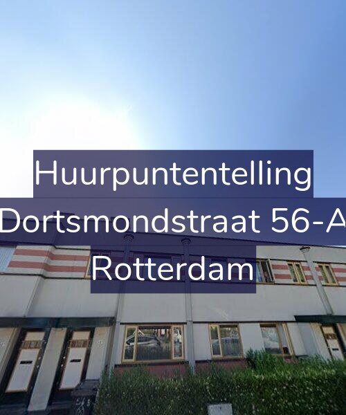 Foto gevel Huurpuntentelling voor Dortsmondstraat 56-A, Rotterdam
