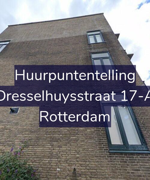 Foto gevel Huurpuntentelling voor Dresselhuysstraat 17-A, Rotterdam
